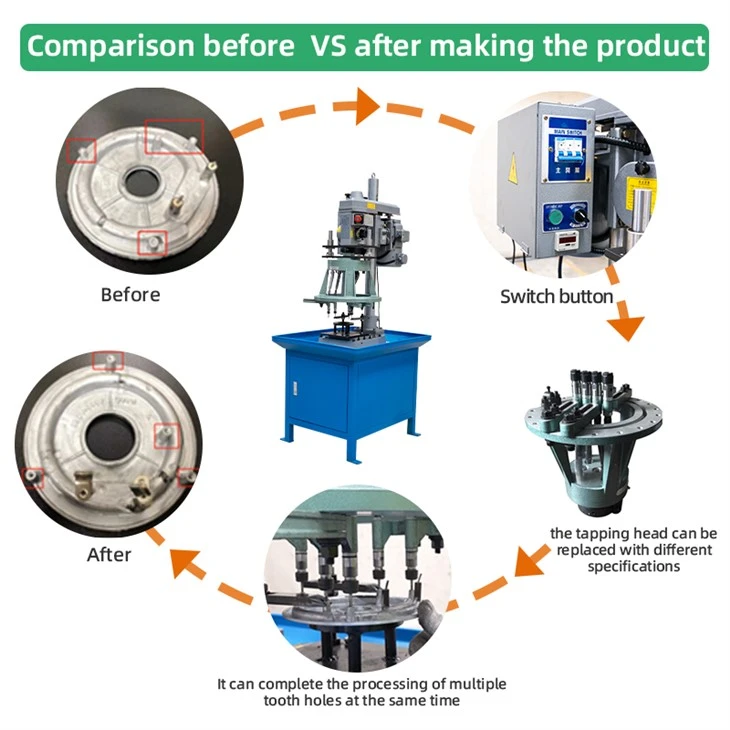 Multi-spindles Tapping Machine